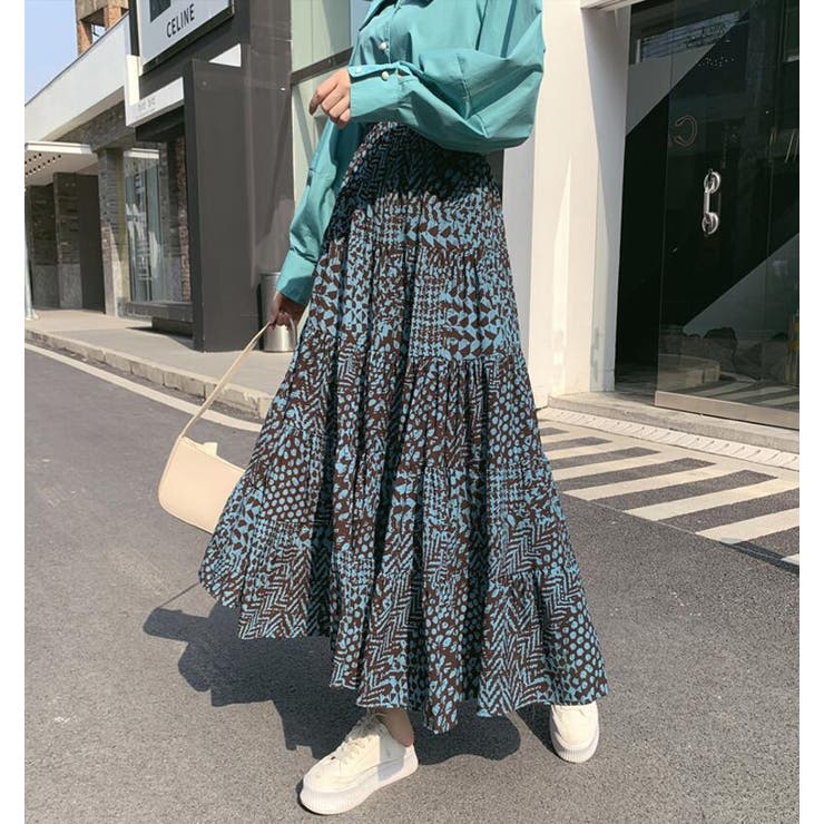 グリーン | ロングスカート | Bifrost