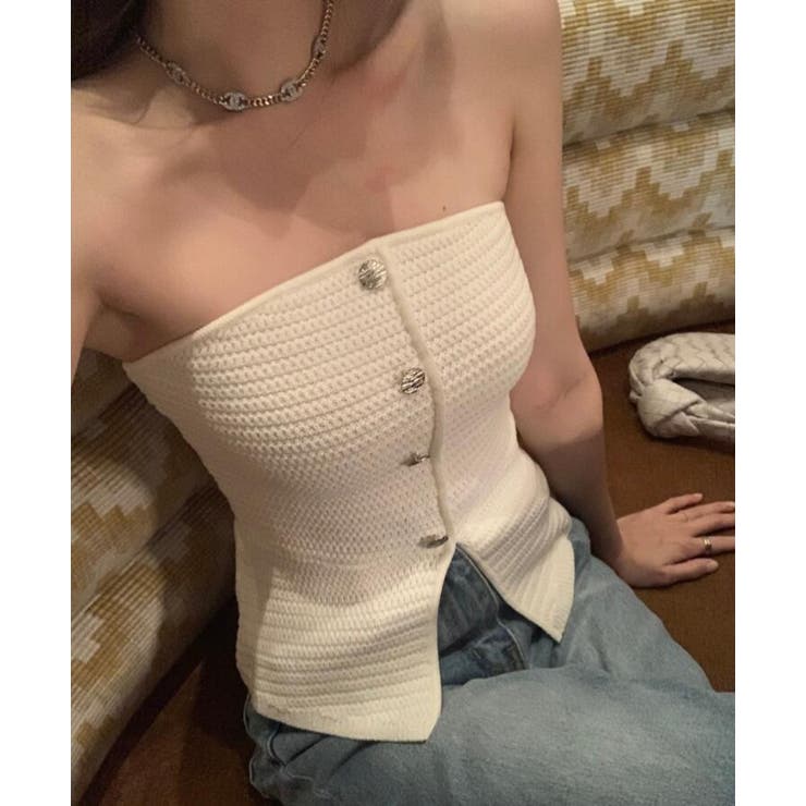 オフホワイト | チューブトップ | Bifrost