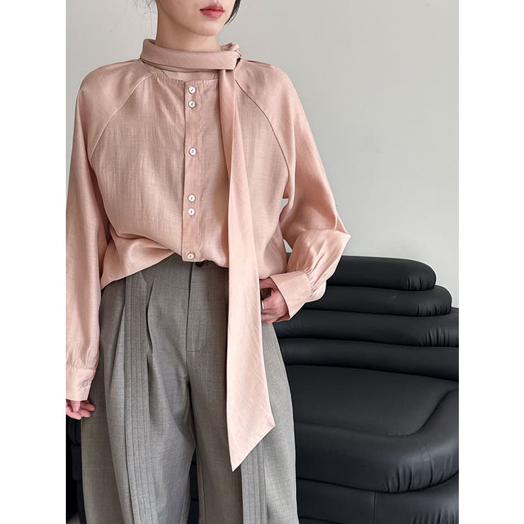 2WAY ハイネック スカーフ ブラウス | Bifrost | 詳細画像18 