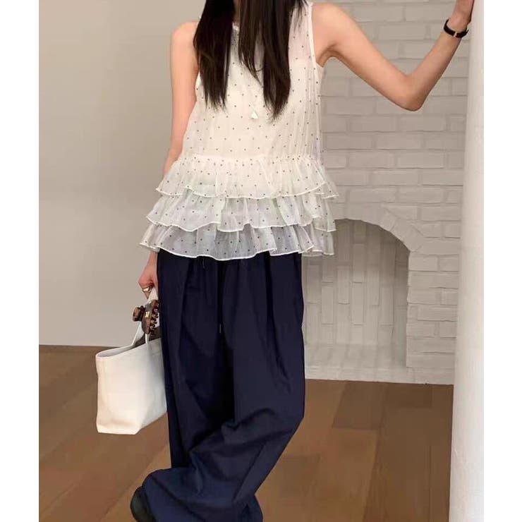 シアー ドット レイヤード キャミソール | Bifrost | 詳細画像4 