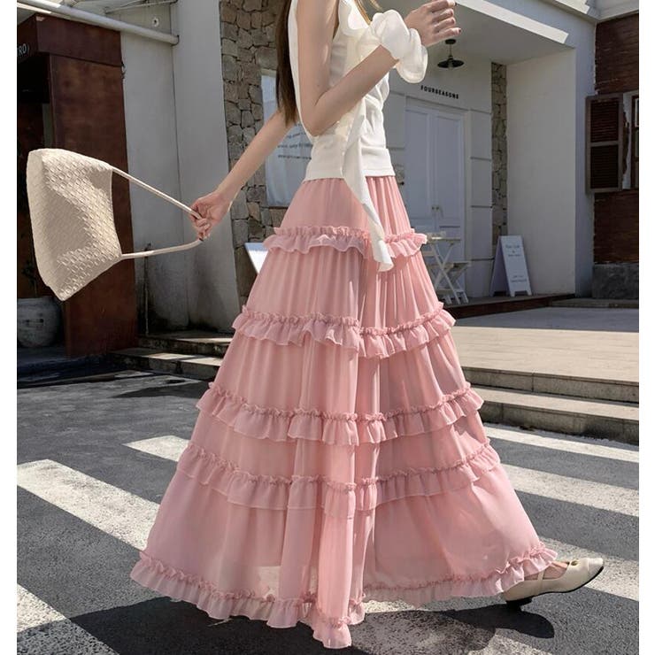 ティアード フリル ロングスカート | Bifrost | 詳細画像10 