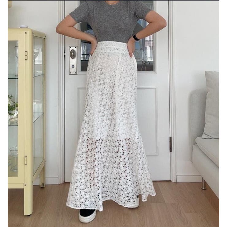 レース フレア ロングスカート | Bifrost | 詳細画像7 