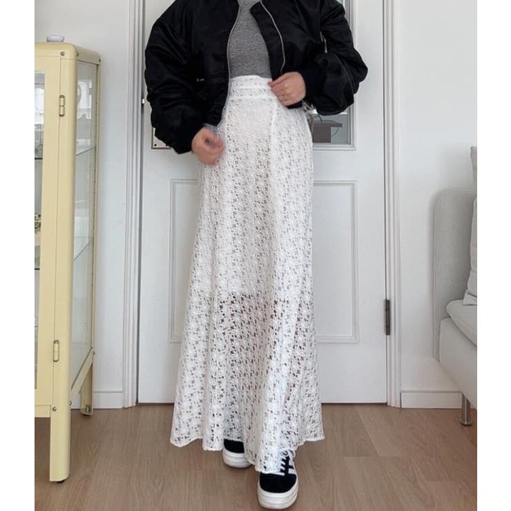 レース フレア ロングスカート | Bifrost | 詳細画像9 