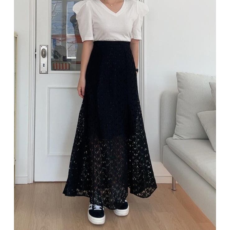 レース フレア ロングスカート | Bifrost | 詳細画像10 