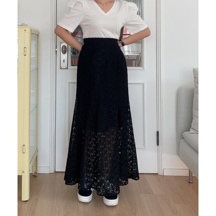 レース フレア ロングスカート | Bifrost | 詳細画像11 