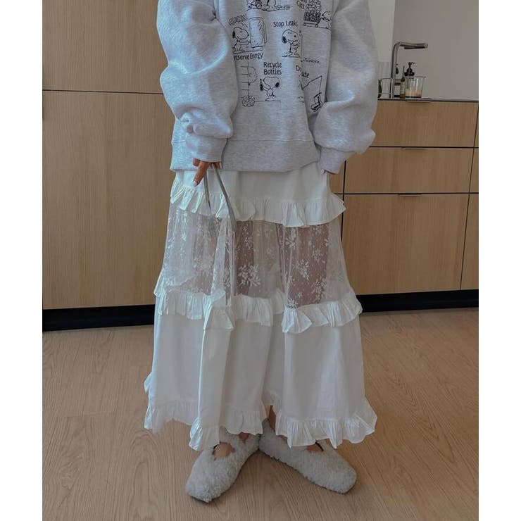 ホワイト | ロングスカート | Bifrost