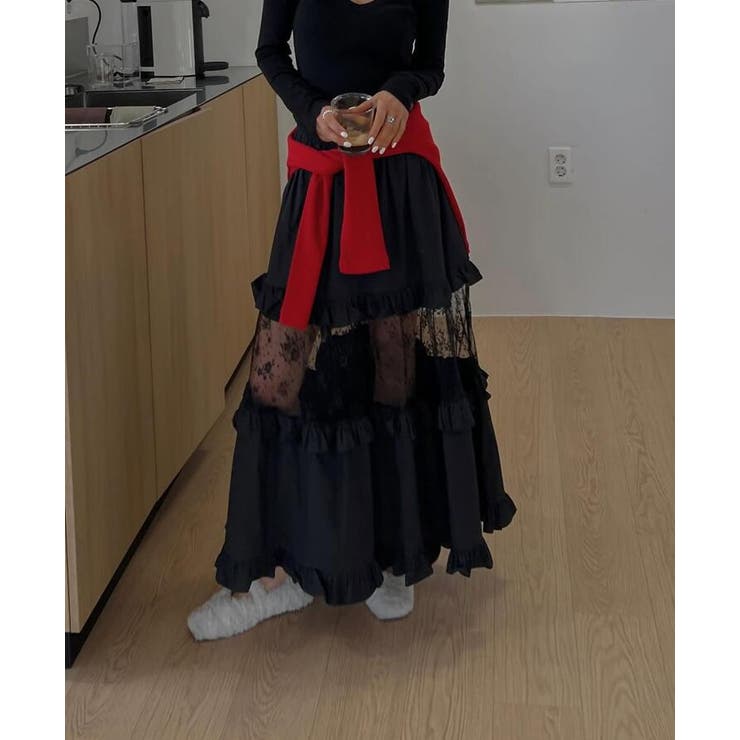 ブラック | ロングスカート | Bifrost