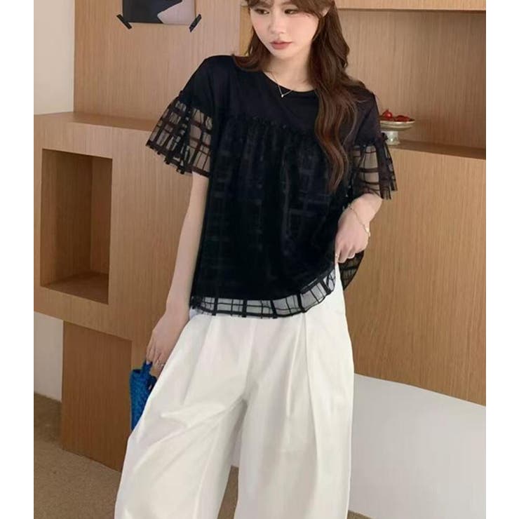 ブラック | Ｔシャツ【韓国ファッション】 | Bifrost