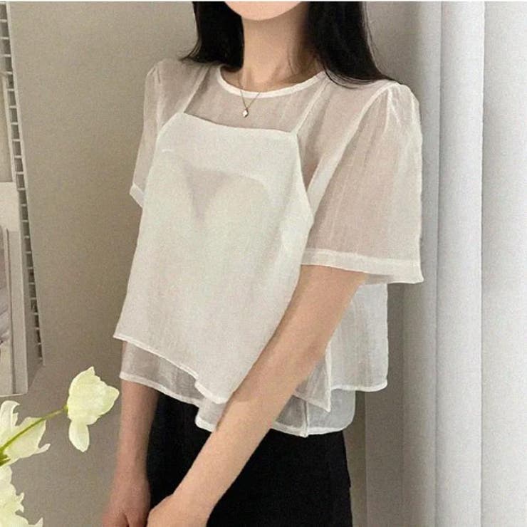 ２枚セットＴシャツ【韓国ファッション】 | Bifrost | 詳細画像3 