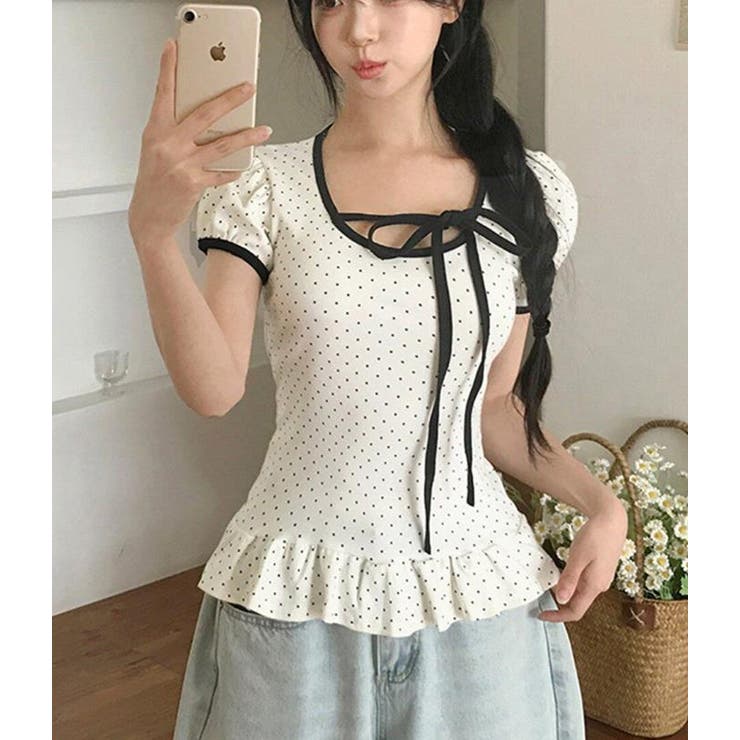 ベージュ | Ｔシャツ【韓国ファッション】 | Bifrost