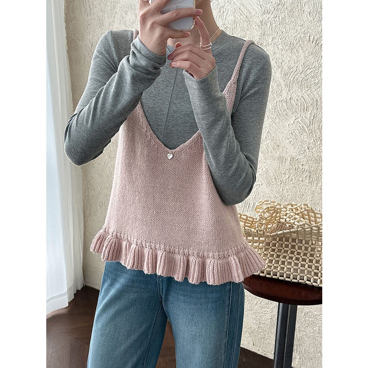 V ネック ニットキャミソール | Bifrost | 詳細画像6 