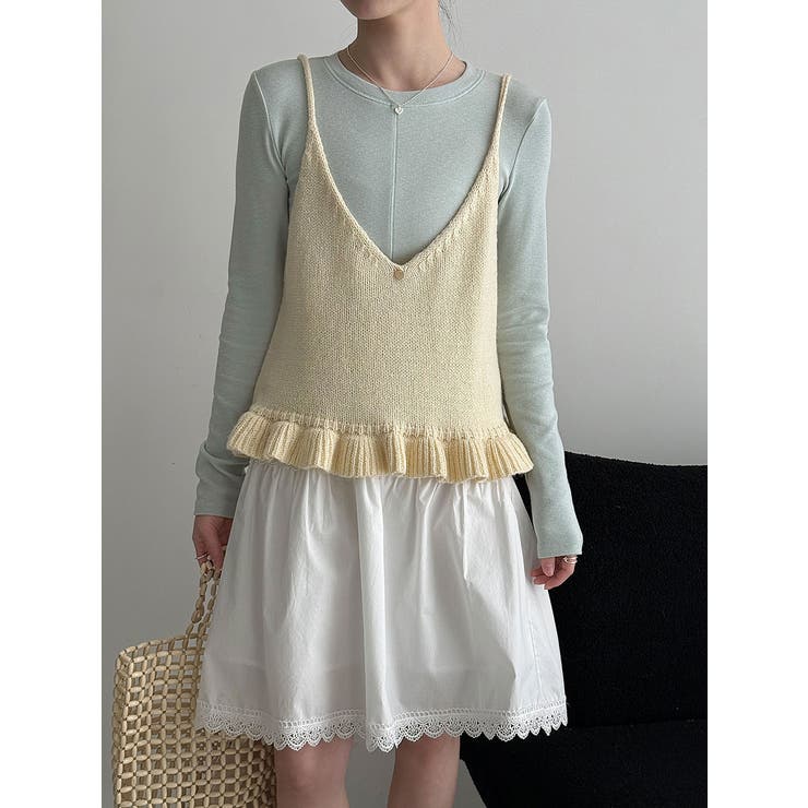 V ネック ニットキャミソール | Bifrost | 詳細画像8 