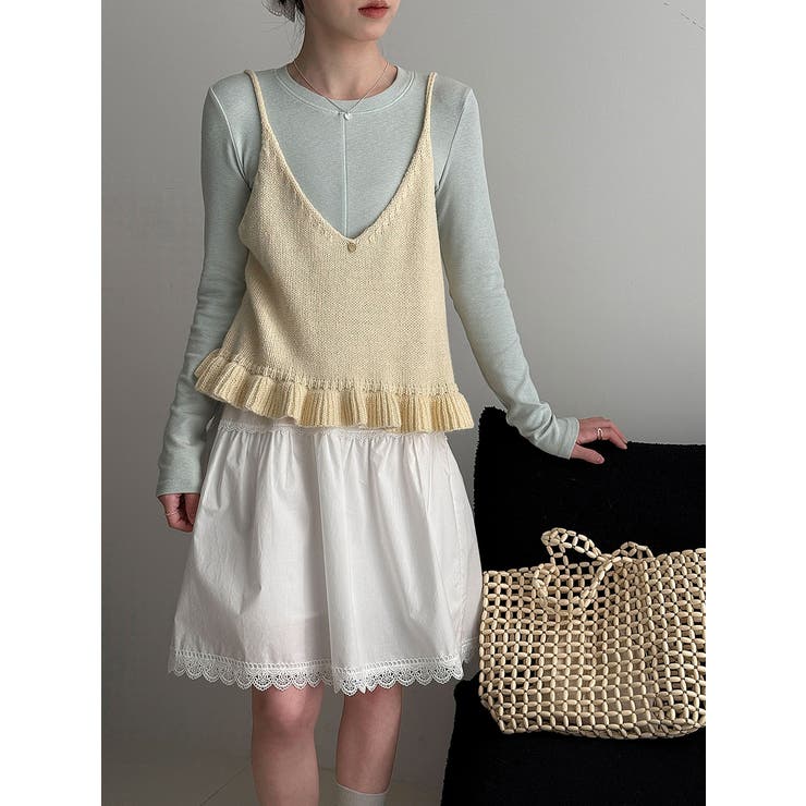 V ネック ニットキャミソール | Bifrost | 詳細画像9 