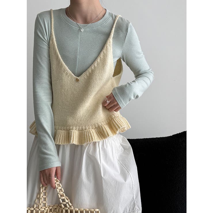 V ネック ニットキャミソール | Bifrost | 詳細画像11 