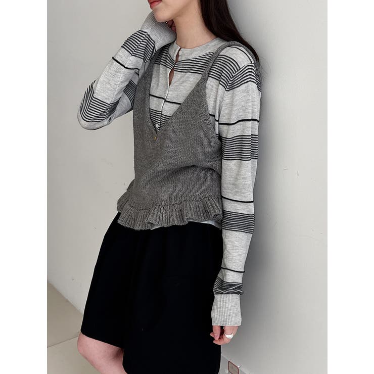 V ネック ニットキャミソール | Bifrost | 詳細画像15 