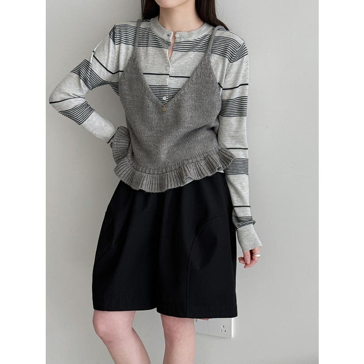 V ネック ニットキャミソール | Bifrost | 詳細画像16 