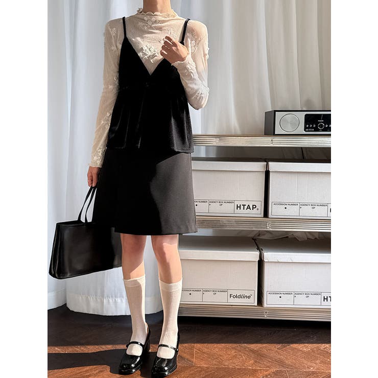 V ネック ベロア キャミソール レイヤード | Bifrost | 詳細画像8 