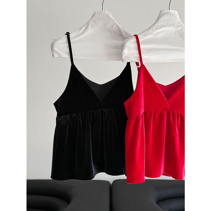 V ネック ベロア キャミソール レイヤード | Bifrost | 詳細画像12 