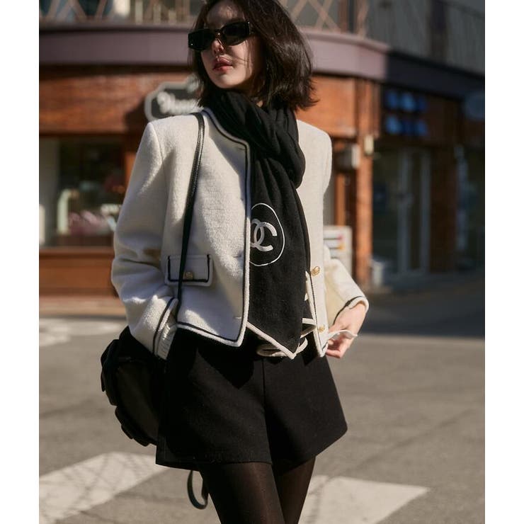 ノーカラー ショート ジャケット | Bifrost | 詳細画像4 