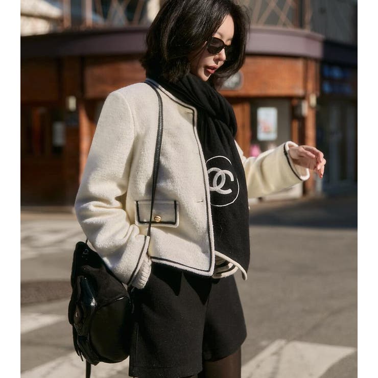 ノーカラー ショート ジャケット | Bifrost | 詳細画像6 