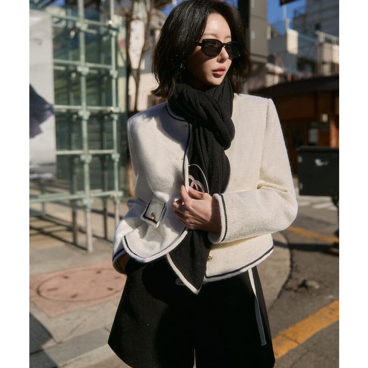 ノーカラー ショート ジャケット | Bifrost | 詳細画像10 