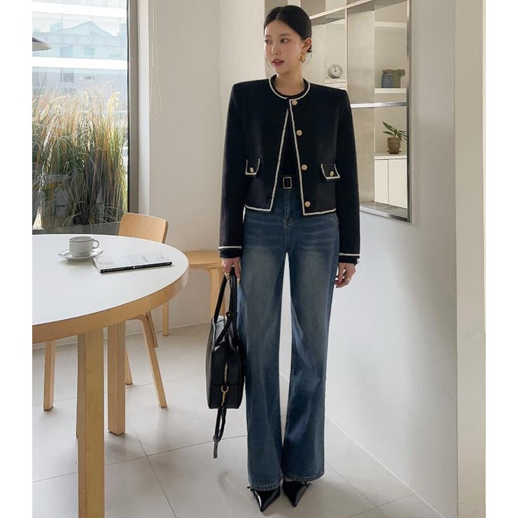 ノーカラー ショート ジャケット | Bifrost | 詳細画像15 