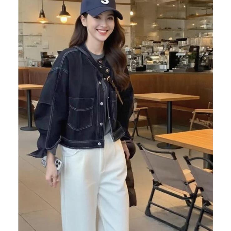 スタンドカラー デニムジャケット | Bifrost | 詳細画像4 