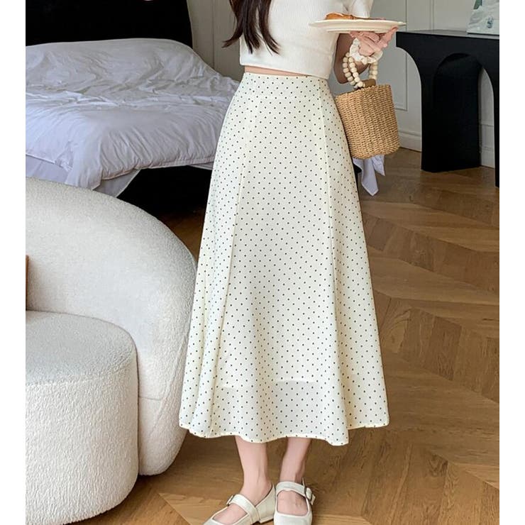 ドット柄 ロングスカート | Bifrost | 詳細画像3 
