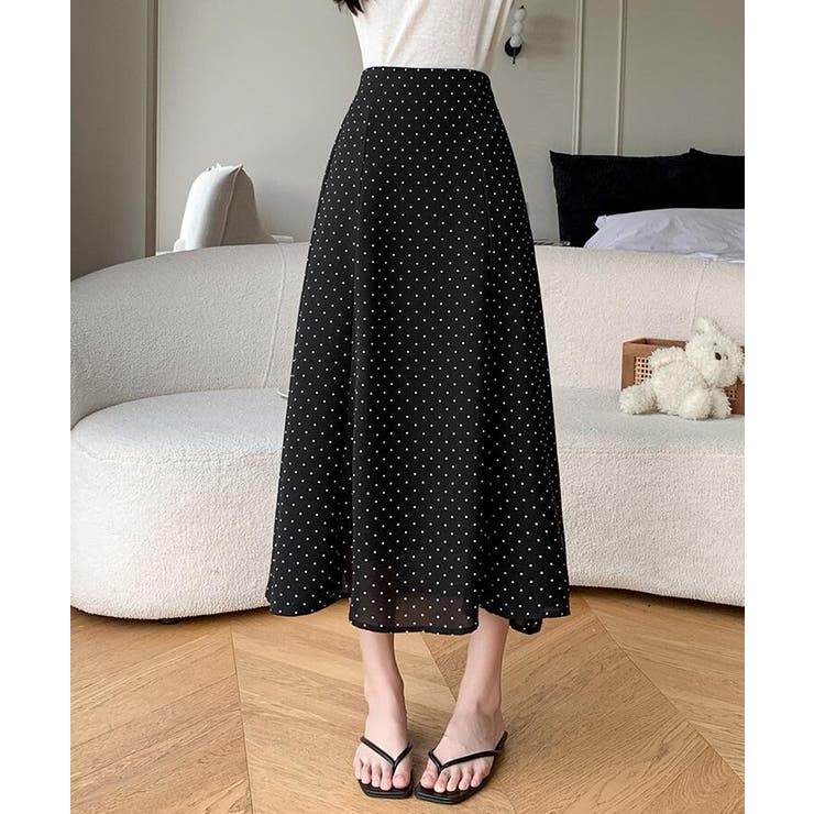 ドット柄 ロングスカート | Bifrost | 詳細画像4 