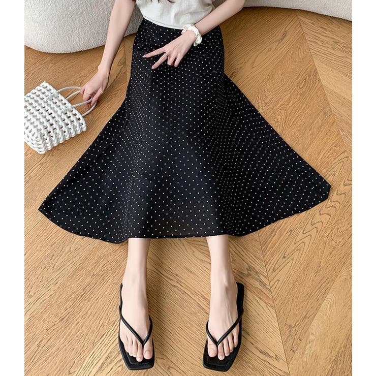 ドット柄 ロングスカート | Bifrost | 詳細画像5 