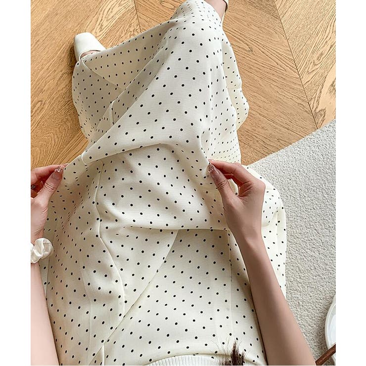 ドット柄 ロングスカート | Bifrost | 詳細画像8 