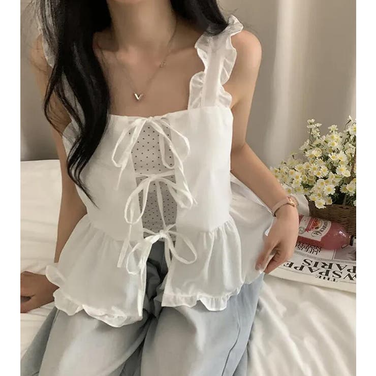 2way フリル キャミソール | Bifrost | 詳細画像1 