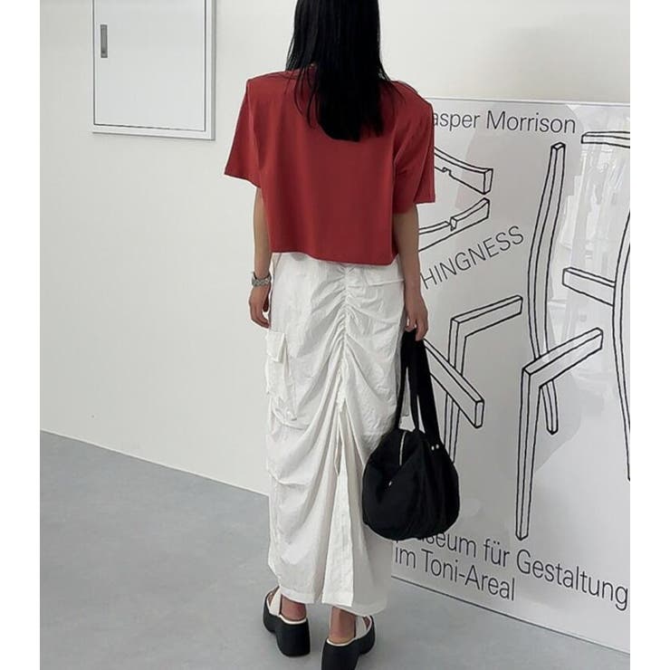 シャーリング カーゴマキシスカート | Bifrost | 詳細画像2 