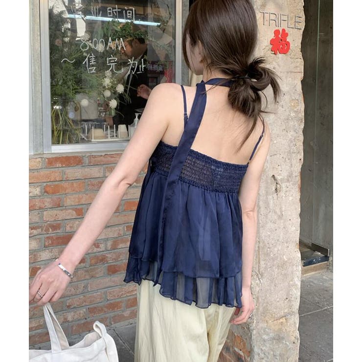 チョーカーリボン ティアード キャミソール | Bifrost | 詳細画像6 