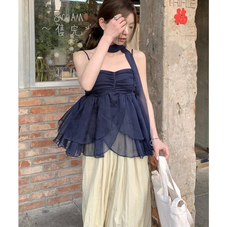 チョーカーリボン ティアード キャミソール | Bifrost | 詳細画像7 