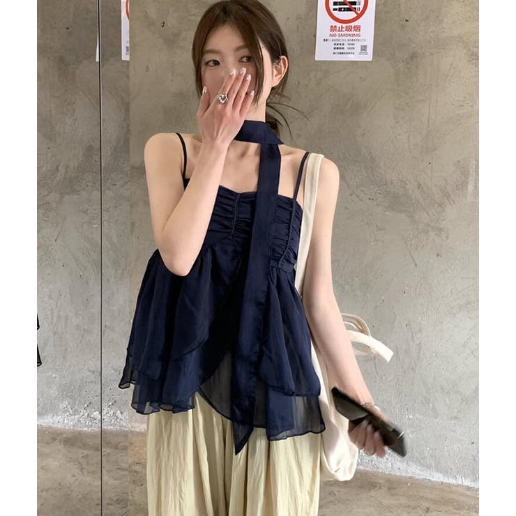 チョーカーリボン ティアード キャミソール | Bifrost | 詳細画像8 