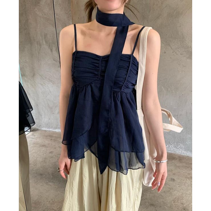 チョーカーリボン ティアード キャミソール | Bifrost | 詳細画像11 