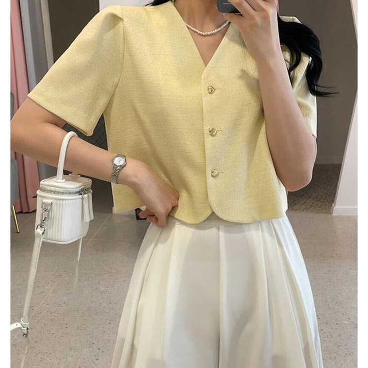 リボンタイ クロップドトップス | Bifrost | 詳細画像8 