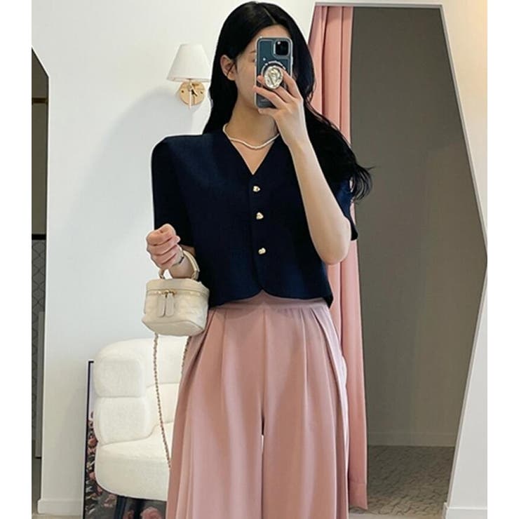 リボンタイ クロップドトップス | Bifrost | 詳細画像12 