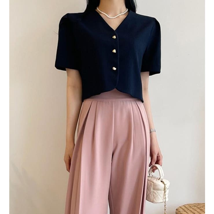 リボンタイ クロップドトップス | Bifrost | 詳細画像13 