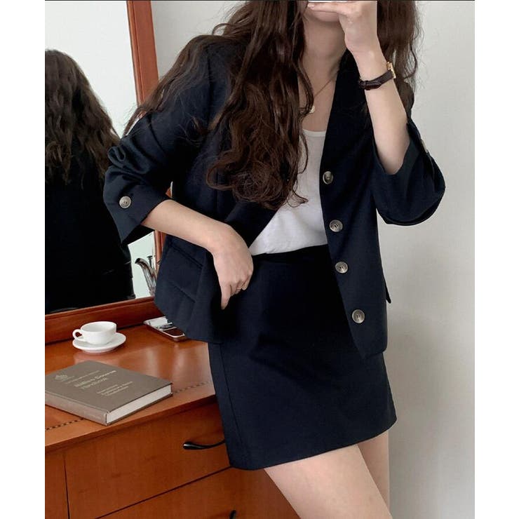 ショート丈 ジャケット スカート セット | Bifrost | 詳細画像4 