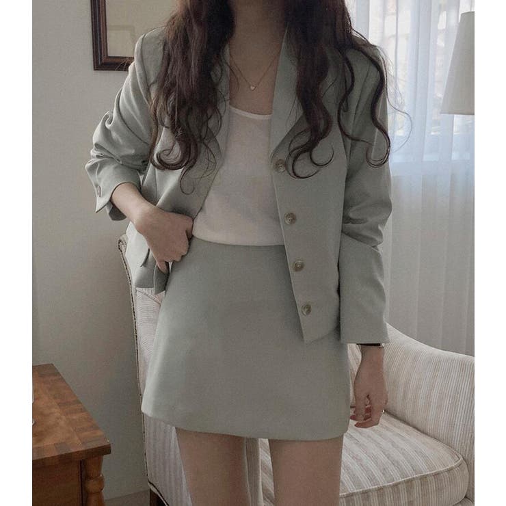 ショート丈 ジャケット スカート セット | Bifrost | 詳細画像7 