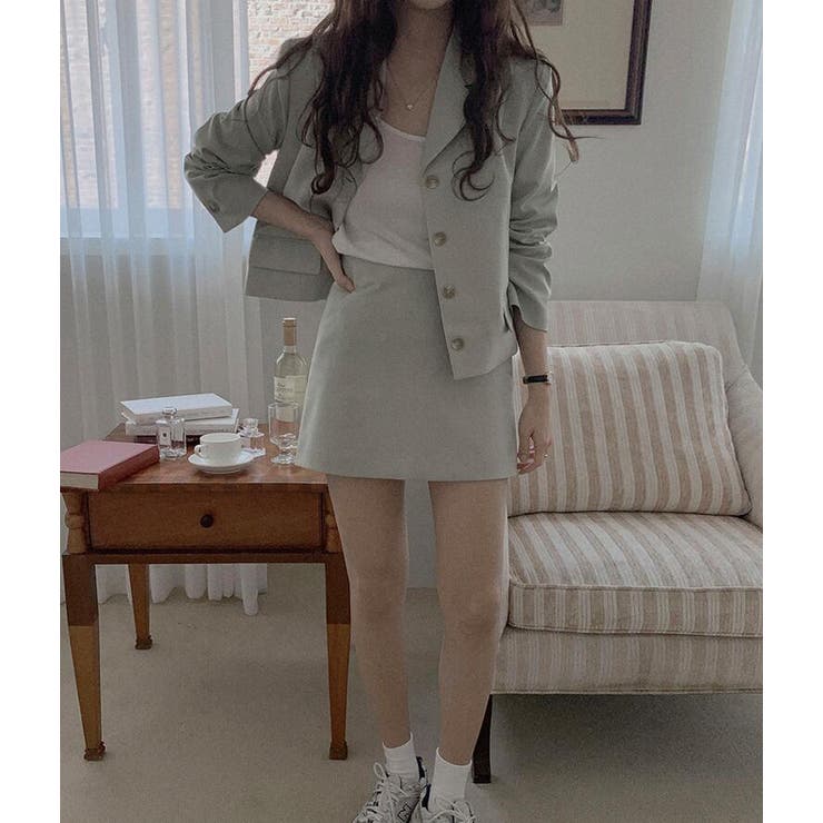 ショート丈 ジャケット スカート セット | Bifrost | 詳細画像8 