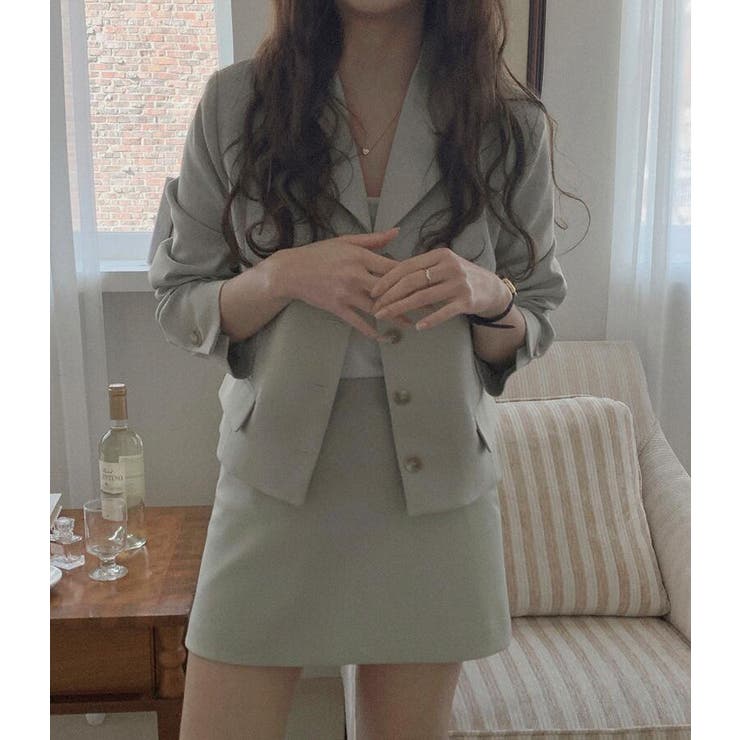 ショート丈 ジャケット スカート セット | Bifrost | 詳細画像9 