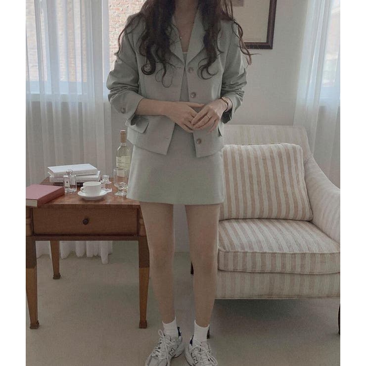 ショート丈 ジャケット スカート セット | Bifrost | 詳細画像10 