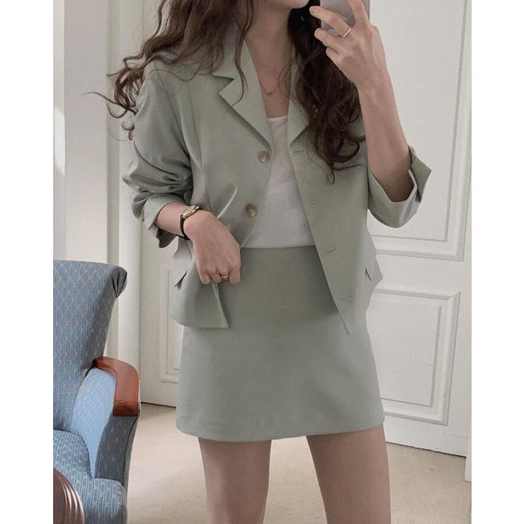 ショート丈 ジャケット スカート セット | Bifrost | 詳細画像12 