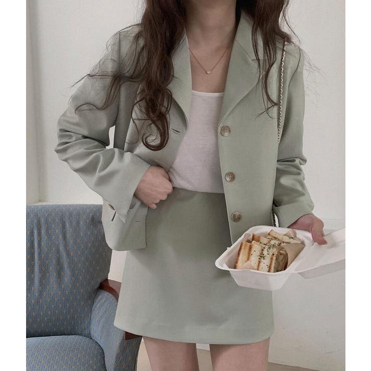 ショート丈 ジャケット スカート セット | Bifrost | 詳細画像15 