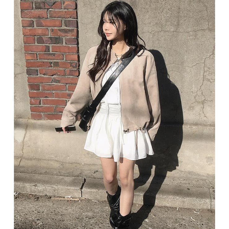 大人可愛い オフショルダー フリル シャーリング ミニワンピース | Bifrost | 詳細画像15 
