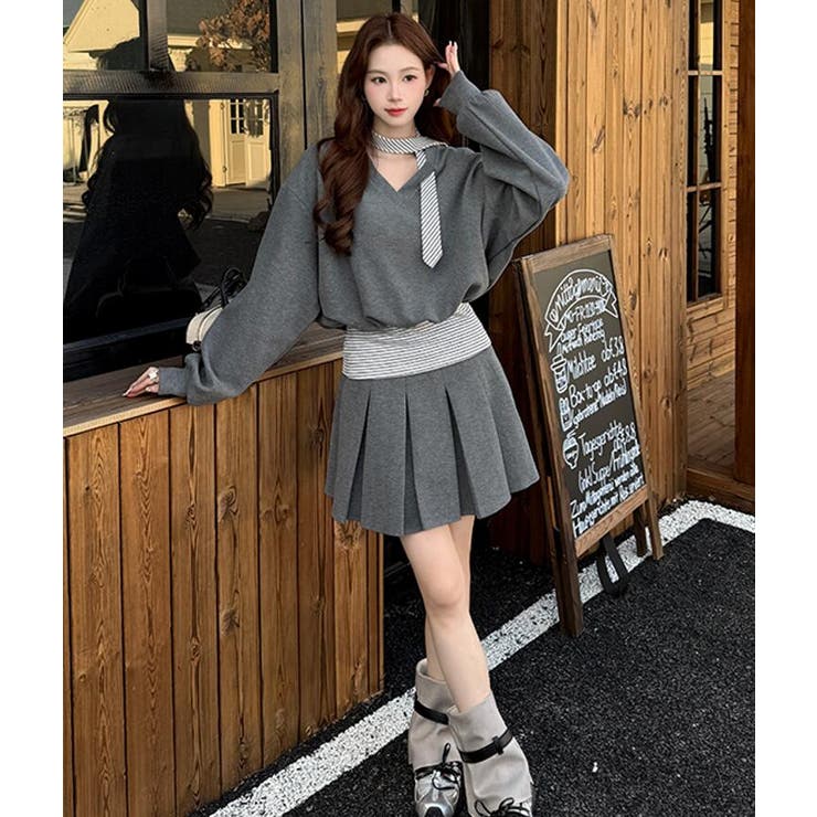 スウェット プリーツショーツ セットアップ | Bifrost | 詳細画像2 