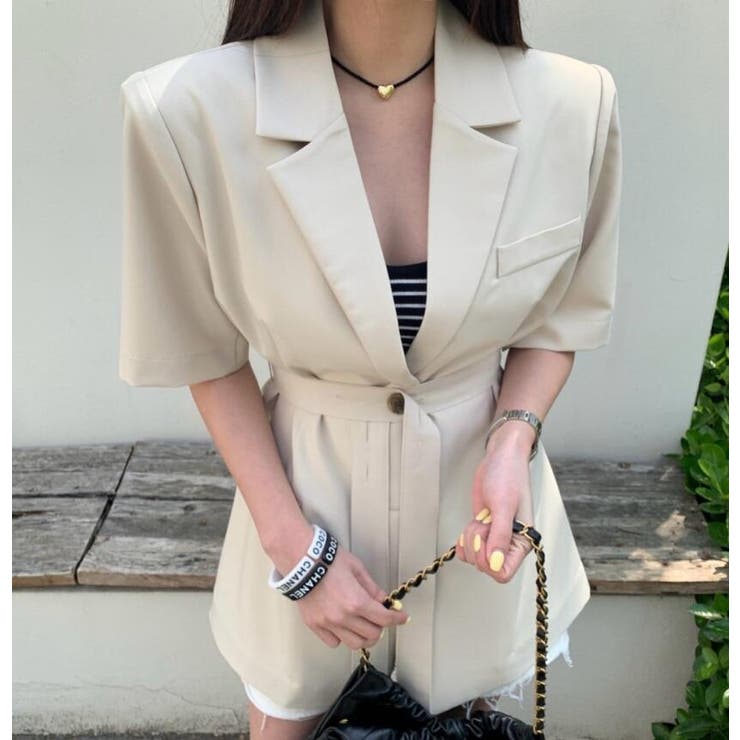 ベージュ | 半袖 ジャケット | Bifrost